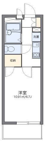 レオパレス青木橋の間取り画像