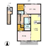 グランドールふじが丘 Aの間取り画像