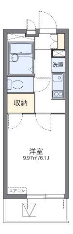 レオパレスタウンコートの間取り画像