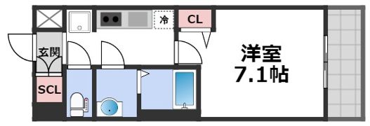 プリムール新深江の間取り画像