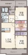 ヴィラ・エトワールの間取り画像