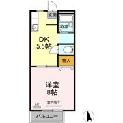 サンビレッジ児島 J棟の間取り画像