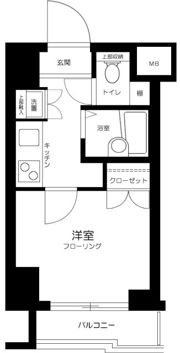 ルーブル白金高輪の間取り画像