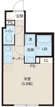 レピュア北千住レジデンスⅡの間取り画像