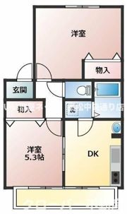 サンカムールの間取り画像