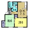 ゴールドハイツD棟の間取り画像