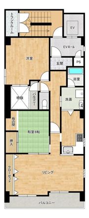 パレ都島の間取り画像