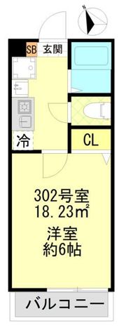 ガーデン一之江の間取り画像