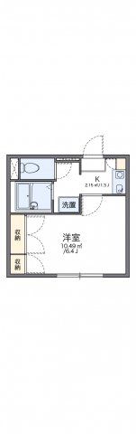 レオパレスツーエイトの間取り画像
