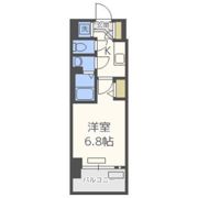 プレサンス天神橋スカイルの間取り画像