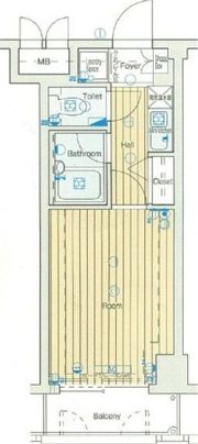 エステムコート芦屋西の間取り画像