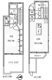 白金高輪レジデンスの間取り画像