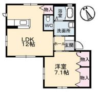 クレールメゾン（段原）の間取り画像