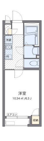 クレイノサナサルーテ ホリエの間取り画像