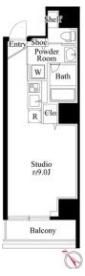 ミレドゥーエ日暮里の間取り画像