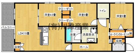 シャルマンおおたかの森の間取り画像