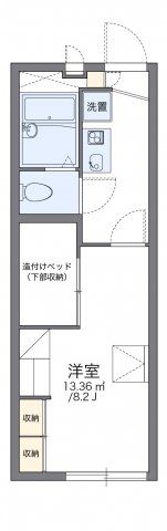 レオパレススカイヒルズの間取り画像