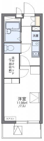 レオパレスコンフォートマックの間取り画像