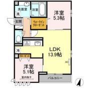 サンハイム東雲1丁目の間取り画像