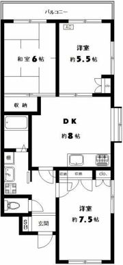 サン・シェリー 303の間取り画像