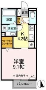 エイムⅢの間取り画像