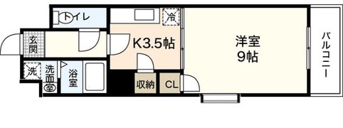 クロスデータビル73の間取り画像
