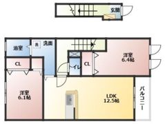 カサベルデ弐番館の間取り画像