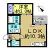 Jack yawata Ⅲの間取り画像