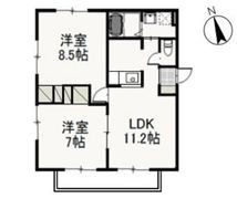 ティエラBの間取り画像