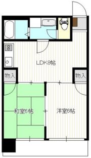 BAUHAUS住吉の間取り画像