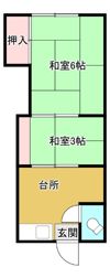 銀荘の間取り画像