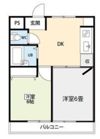 大淀ハイツの間取り画像