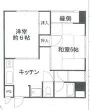 神戸コーポラスの間取り画像