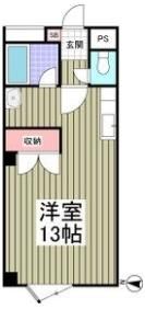 キュウブEX三俣の間取り画像