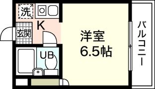コーポ円満地の間取り画像