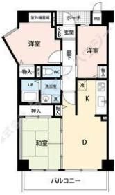 アリビオ南桜塚の間取り画像