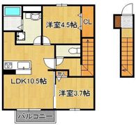 ミルキーヒルズの間取り画像