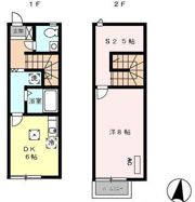 リースランドフォレスト A棟の間取り画像