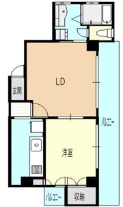 アークヒルズ横浜蒔田の間取り画像