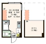 ハーモニーテラス豊玉中の間取り画像
