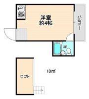 ペアパレス柳瀬川B棟 Bの間取り画像
