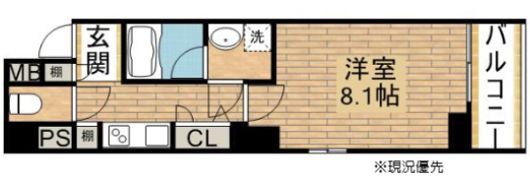 エイペックス梅田東の間取り画像