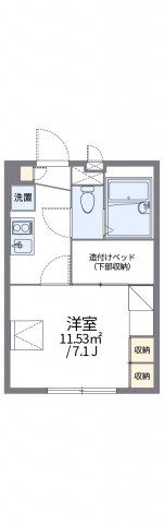 レオパレスアルカンシェルの間取り画像