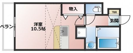 金屋町グランデの間取り画像