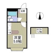 ベルピア川越第1-2の間取り画像