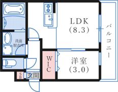 エハコ日暮通の間取り画像