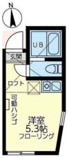 ユナイト末吉アトランティックの間取り画像