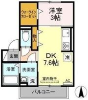 マ・シャンブル 片平の間取り画像