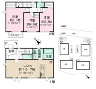 宮本4丁目戸建住宅/Dの間取り画像