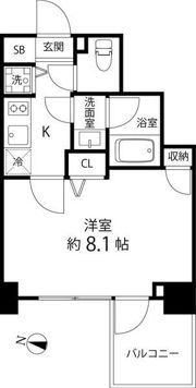 パークサイド錦糸町レジデンスの間取り画像